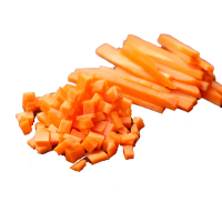 【上野物產】台灣產 冷凍蔬菜 紅蘿蔔丁10包(1000g土10%/包 素食)