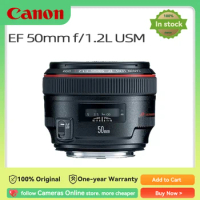 Canon EF 50mm f/1.2L USM Lens Large Aperture Portrait Fixed Focus Lens Full Frame Digital Camera for EOS 5D Mark IV 6D Mark II