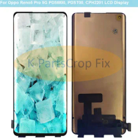 6.55" Original OLED For Oppo Reno5 Pro Reno 5 Pro PDSM00 LCD Display Screen+Touch Panel Digitizer For Oppo Reno5 Pro+ 5G PDRM00