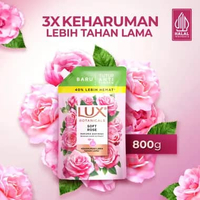 Lux Botanicals Body Wash Sabun Mandi Cair Soft Rose Pouch Refill [800 g]