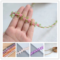Nice Woven Lace Accessories Exquisite Keel Yarn Ribbon Handmade Fabric Sofa Diy Hat Bracelet Necklace Bow Bra Rope Decoration