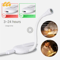Book Light Reading Lights For Books In Bed Led Book Night Lamp Rechargeable 3 Color Stepless Brightness Clip On Reading Lamp