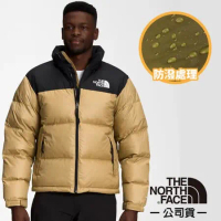 【The North Face】保暖 ICON經典配色透氣鵝絨外套(700FP)羽絨衣夾克/3C8D-ZSF羚羊褐N  