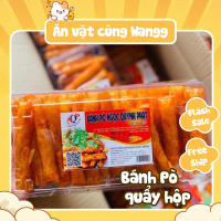 Bánh Pò quẩy hộp Ngọc Quỳnh, Đồ ăn vặt tuổi thơ, Đồ 1k, Ăn vặt cùng Wangg