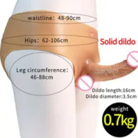 Silicone Panties Realistic Dildo Solid Artificial Penis Lesbian Wearable Dildo Device For Woman Strap on Penis Hollow Dildo