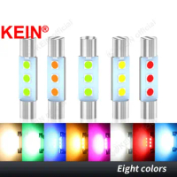 KEIN 1x 28mm 6614F T6 6612F Festoon Led Bulb SV8.5 C5W 3030 Trunk C10W Reading Dome Vanity Mirror Signal Lamp Car Interior Light