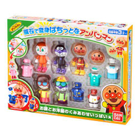 真愛日本 多人物磁石變身玩具組 麵包超人磁鐵變身玩具 冰箱貼 公仔磁鐵擺飾 麵包超人 擺飾