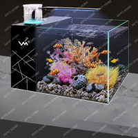 Small Desktop Back Filter Self-Circulating Filter Glass Fish Tank Aquarium