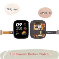 For Xiaomi Redmi Watch 3 Original LCD Screen Digitizer Full Assembly Watch LCD Screen Repair Replacement Part