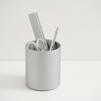 無印良品 MUJI 鋁合金 收納筒 筆筒 文具