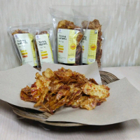 Kentang Karamel Mas Tugu - Camilan Kering Goreng Pedas - Cemilan, Ayam, Makanan, Food, Keripik, Snac