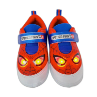 【樂樂童鞋】台灣製蜘蛛人休閒燈鞋(台灣製童鞋 MIT童鞋 蜘蛛人童鞋 電燈鞋)