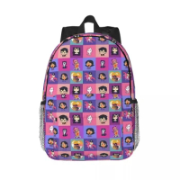 Aphmau Collection Mosaik Aaron, Zane, Kawaii Chan Backpacks Teenager Bookbag Children School Bags Travel Rucksack Shoulder Bag