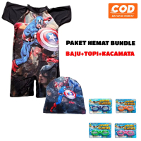 Baju renang anak laki laki CAPTAIN AMERICA 1-12 Tahun