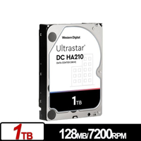 WD Ultrastar DC HA210 1TB 3.5吋 SATA 企業級硬碟 HUS722T1TALA604