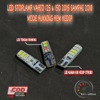 lampu stoplamp led stoplamp vario 125 150 2015 sampai 2018 mode running kedip berkualitas isi 3 pc l