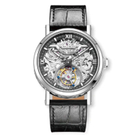 【WALDHOFF 沃德弗】MW-18-A 大都會陀飛輪鑽石銀 Metropolis Diamond Silver 41mm 手動上鍊(機械錶)