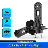 Kit Penukaran Mentol Lampu Hadapan H7 LED Rasuk Tinggi Rendah 6500K Putih Super & Main