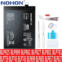 NOHON Battery For OnePlus 10R 10 Pro 9 9R 8 8T 7 7T 6 6T 5 5T Bateria For One Plus 1+ K10 Pro 9RT Nord 2 7 Plus ACE 2V 5G BLP925