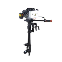 Hangkai four stroke 4-horsepower air-cooled gasoline outboard engine thruster outboard engine marine engine mounted rubber boat