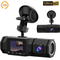 Dual Dash Cam 1080P HD Front and Interior Dual Dash Cameras IR Night Vision Dashcam for Car Taxi Loop-Recording car accessories