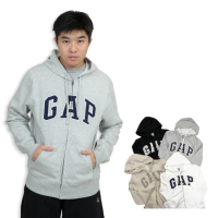 【GAP】棉外套 Logo刷毛連帽外套 連帽外套 刷毛 長袖 刺繡logo 平輸品(平輸品 美國Gap商品)