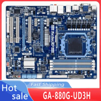 GA-880G-UD3H 16GB HDMI Socket AM3 DDR3 ATX 880G 100% Tested Fully Work