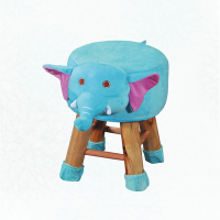 文創集 可愛動物可拆洗棉麻布小椅凳(六種動物可選)-28x28x36cm免組