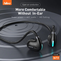 Hileo Hi73 Blutooth Headset Wireless Headphones Bluetooth 5.3 Hifi Stereo Earphones Sports Waterproof TWS Noise Reductio Earbuds
