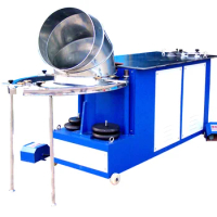 Round Duct Elbow Making Machine, Automatic horizontal Shrimp Bending Machine for Air Duct Making