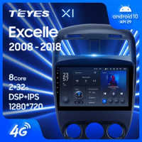 TEYES X1 For Buick Excelle 2008 - 2018 Car Radio Multimedia Video Player Navigation GPS Android 10 No 2din 2 din dvd