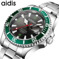 ADDIES 2021 Brand New Men's Watch Luxury GMT Military Rotating Bezel Quartz Watch Men's Waterproof Sports Watch Reloj de hombre