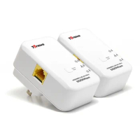 7inova AV500 Powerline Network Adapter Start Kit| HomePlug AV Powerline Adapter|Atheros7420 |Nano| Plug&amp;Play