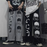 Gothic Pants Wideleg Celana wide leg Celana Cargo Wanita Celana Kekinian
