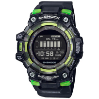 【CASIO 卡西歐】G-SHOCK 手機藍牙連線多功能運動錶 情人節 禮物(GBD-100SM-1)