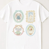 HELLOFOYER KAOS WANITA - FRAME Oversize Super Jumbo Big Size Baju Cewek Katun Combed 30s Nyaman Teba