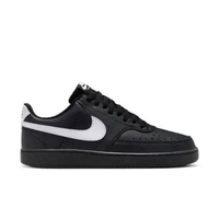 NIKE Men Sportswear Court Vision Low Shoes Sepatu Olahraga Pria [FZ0630-010] 12 Black/White-Black
