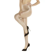 100D Nightclub Singer Oil Shiny Silk Stockings Pantyhose Pearl Reflective Sherbin Stockings DS Stage Performance Women Stockings