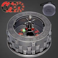 CZYY Roulette Dice - 7-in-1 Metal Spinner Dice Set Unique Spinning Dice Desk Fidget Gadget - Cool DN