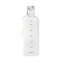 【沐日居家】時間刻度玻璃水瓶 750ML 2入組 漸層玻璃杯(水瓶 水杯 玻璃杯 隨身瓶 飲料瓶)