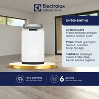 [Trade-in] Electrolux Mesin Cuci Top Loading 10.5kg - Bedcover - Kapasitas Besar - Tub Clean - Garan