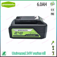 Greenworks Battery 24V 6.0AH Greenworks Lithium Ion Battery (Greenworks Battery) The original product is 100% brand new