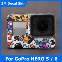 For GoPro HERO5 HERO6 Decal Skin Vinyl Wrap Film Action Video Camera Protective Sticker Coat HERO 5 6 Black For Gopro5 Gopro6