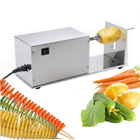 電動不銹鋼薯塔機商用家用廚房設備薯塔快速切片機
