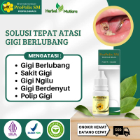 ProPolis SM Obat Gigi Berlubang Sakit Gigi Bau Mulut Gigi Berdenyut Gigi Ngilu Polip Gigi Dan Gusi J
