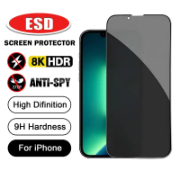 Kompatibel untuk iPhone ESD Anti-mata-mata kaca anti-statis tempered, iPhone 16, iPhone 15, iPhone 1