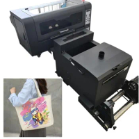 30CM t-shirt dtf printer clothes sweaters bags dual xp600 print heads dtf printer A3 roll to roll dtf printer