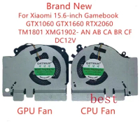 New Laptop CPU GPU Cooling Fan For Xiaomi 15.6-inch Gamebook GTX1060 GTX1660 RTX2060 TM1801 XMG1902- AN AB CA BR CF Fan DC12V