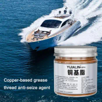100g Copper Grease Fast-acting Copper Anti-Seize Lubricant Paste Auto Compound Temp High Conductive Paste Grease U4H4