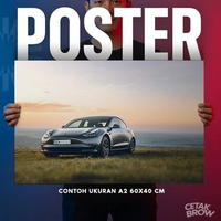 Poster Tesla Model S Plaid Stealth Bisa Cetak Custom Hiasan Dinding Kamar Cowo Otomotif EV Performan